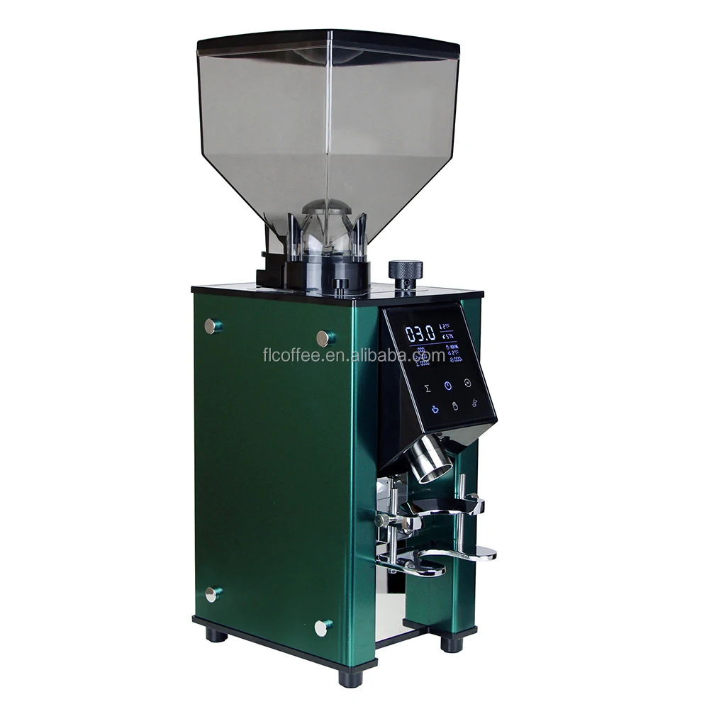 Touch Screen Commercial Espresso Coffee grinder burr mill espresso coffee bean grinder household commercial coffee grinder