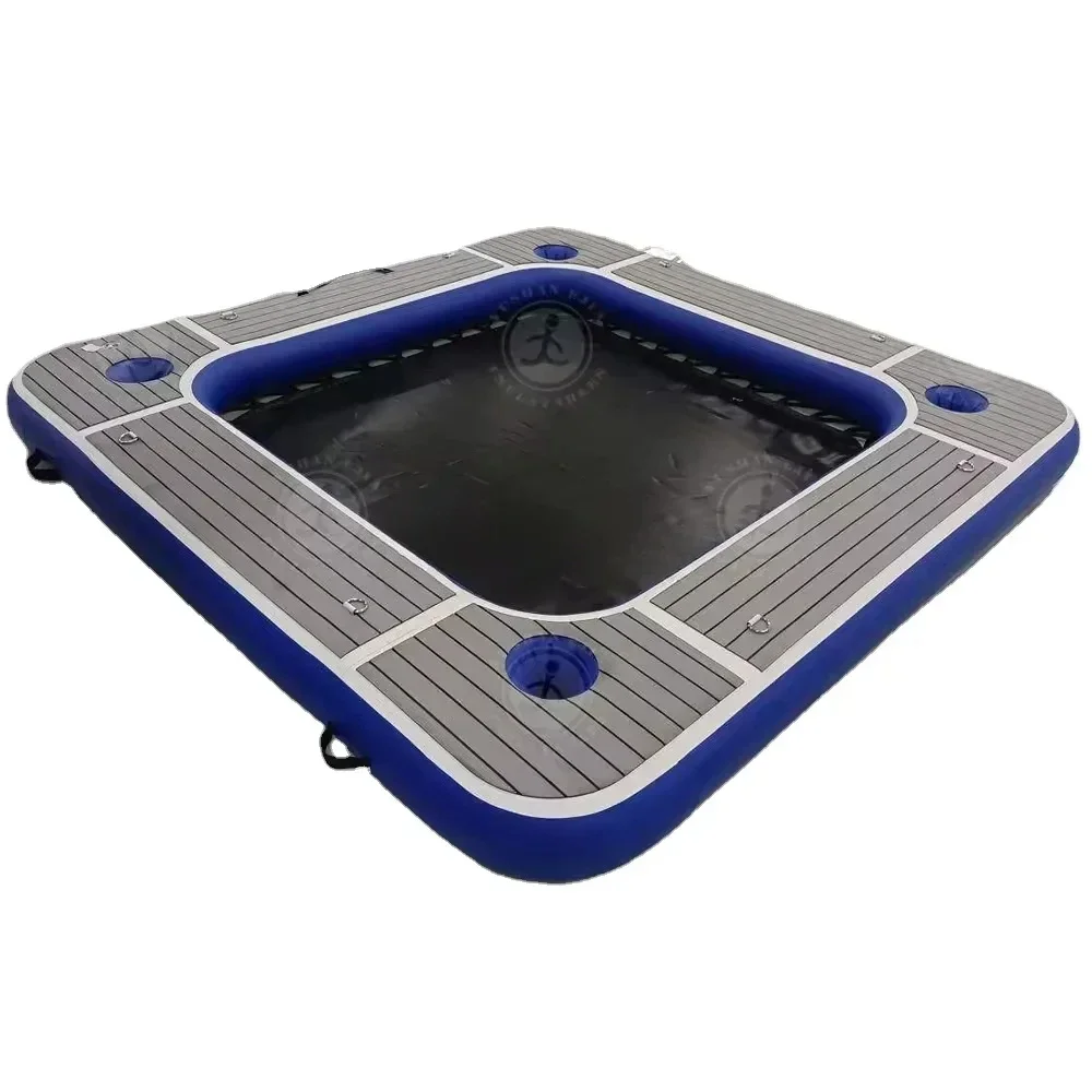 

Pool Inflatable Water Hammock PVC Plastic Portable Floating Platform with Mesh for Yacht