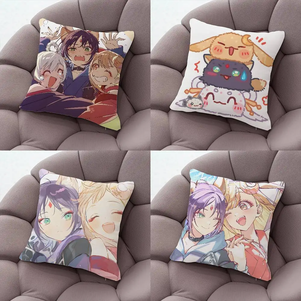 

C-Cosmic Princess Kaguya Pillow Case Plush Fabric Soft Pillowcase Double Sided Print Cushion Cover Household Gifts