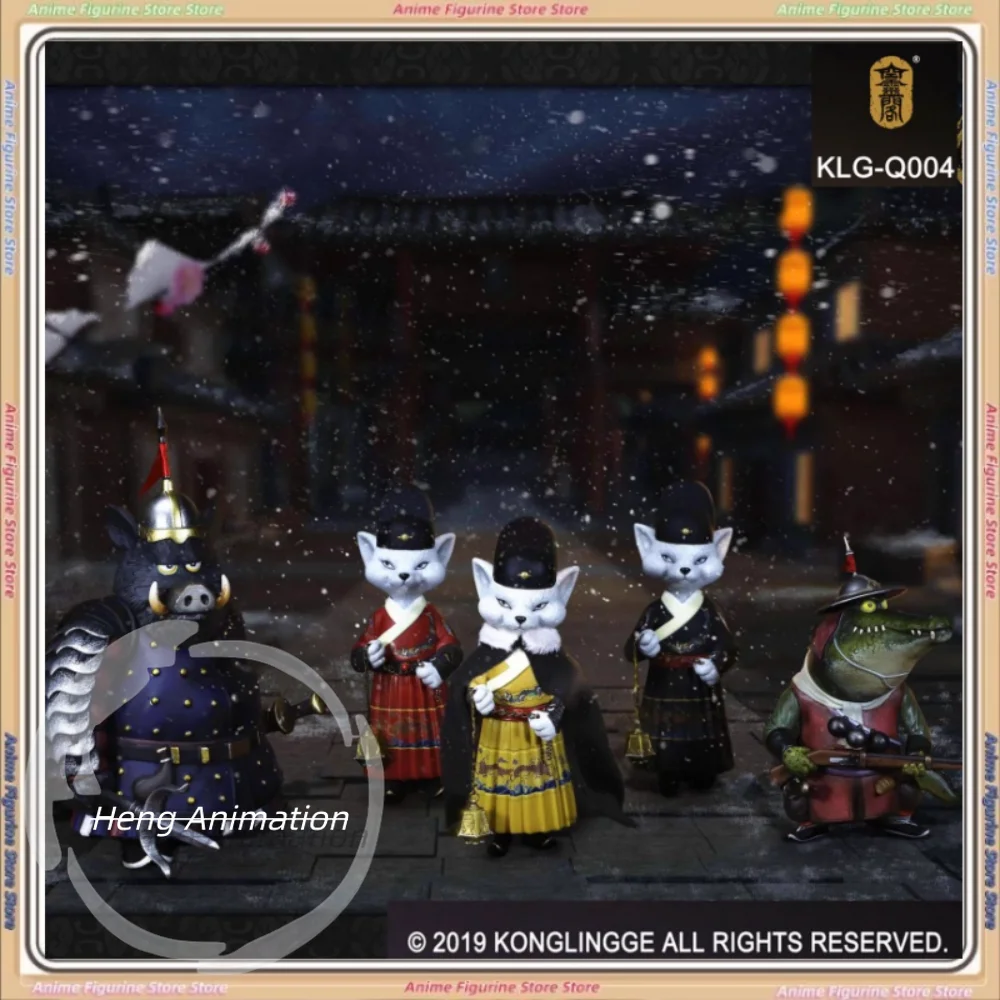 

Серия KLG-Q004Q Jinyiwei White Fox, 3 цвета, версия куклы Q, ручная модель, подарки для игры в прилив