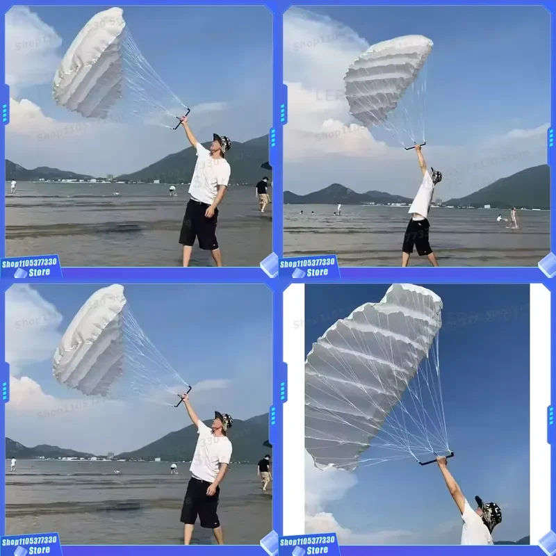 4.5M Water Sport Parawing Foiling Light Weight OEM ODM With Carbon Fiber Handle Suitable Weight 50-200kg
