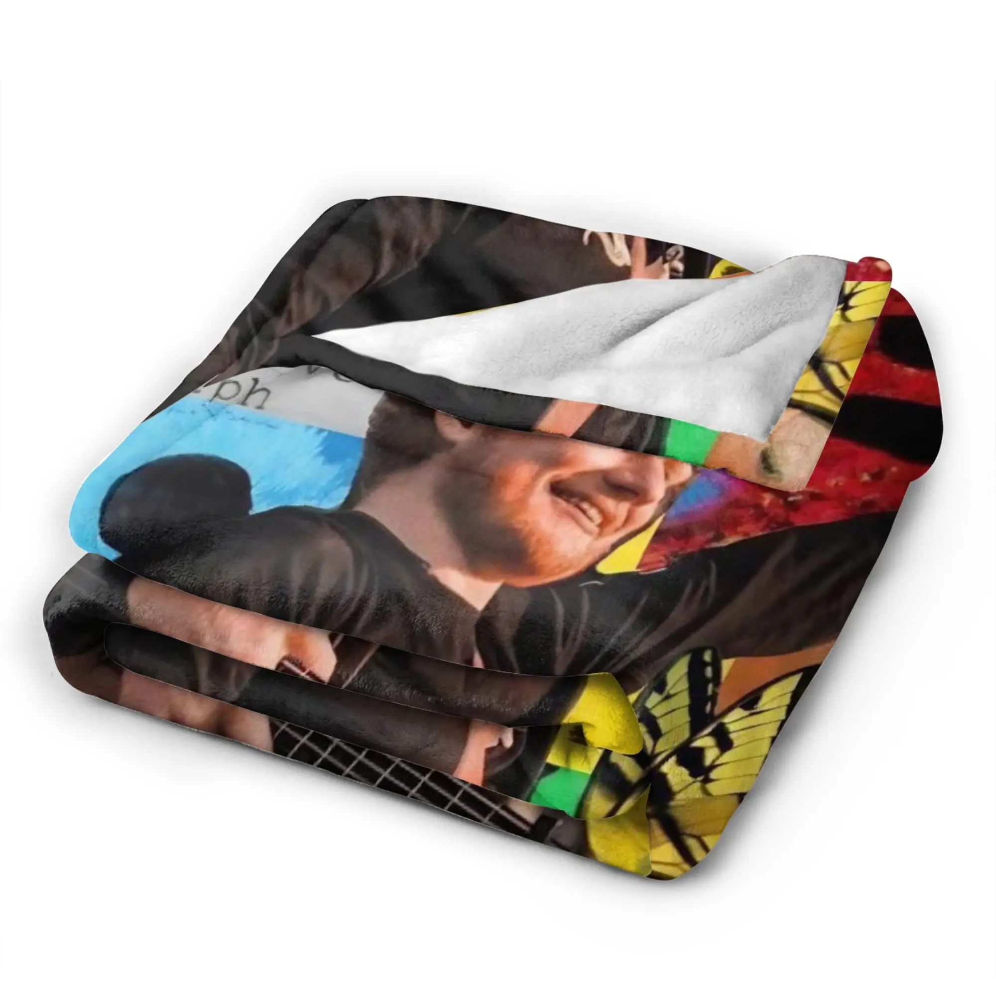 Ed Sheeraned حلقة جولة 2026 اكسسوارات بطانية سوبر مريحة رمي البطانيات للأريكة 50x60 بوصة أحجام متعددة الفراش يلقي