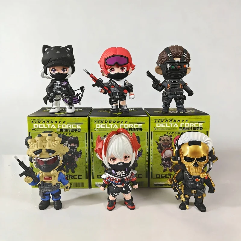 

Лимитированная серия: Коллекционная фигурка оператора Delta Action Area в слепой коробке, ручная работа, с гравировкой розы, подарок для парня/девушки, коллекционный подарок