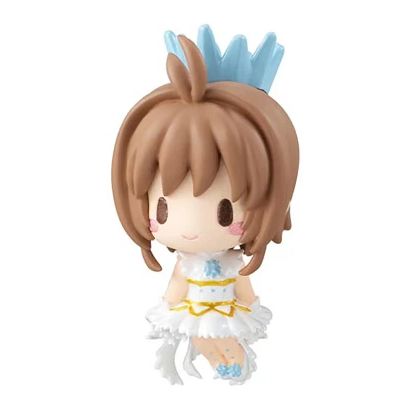 ORIGINAL BANDAI Cardcaptor Sakura Gashapon LI SYAORAN KINOMOTO SAKURA CERBERUS Anime Figuras de Ação Colete Modelo Brinquedos