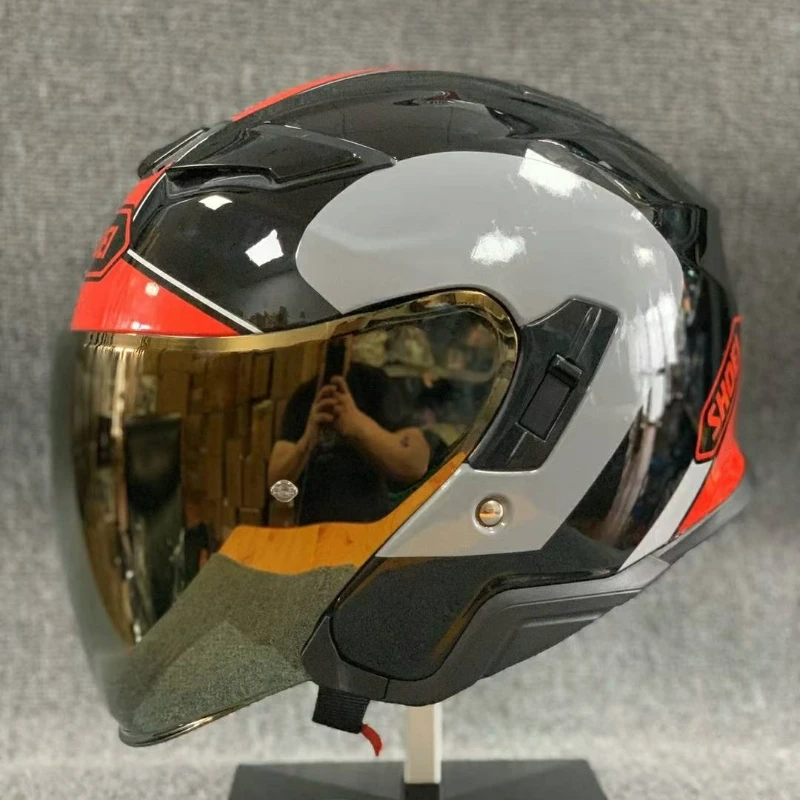 

Shoei J-Cruise II Adagio TC-1 Jet helmet 3/4 Open Face Helmet Men Women Dual Lenses Jet Retro Scooter Motorcycle Half Helmets