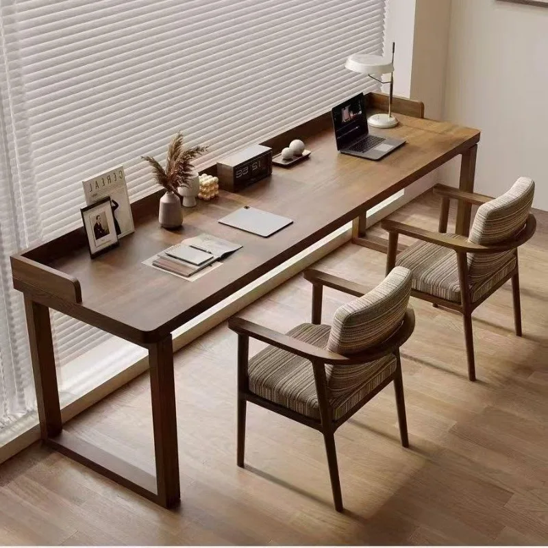 Wall long table Household simple modern student writing table Study table