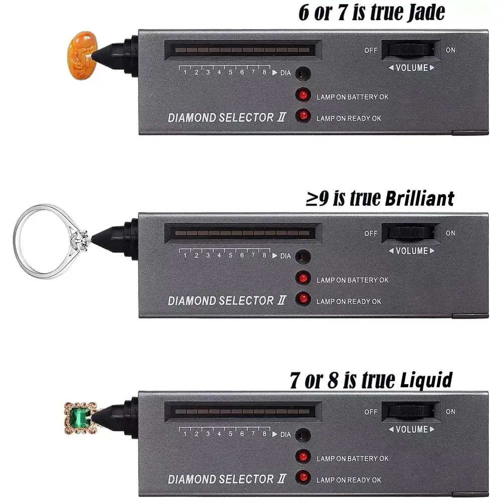 المهنية الماس تستر مجموعة أقلام المجوهرات أداة الماس محدد 2024 اختبار الصلابة دقة عالية للمبتدئين والخبير