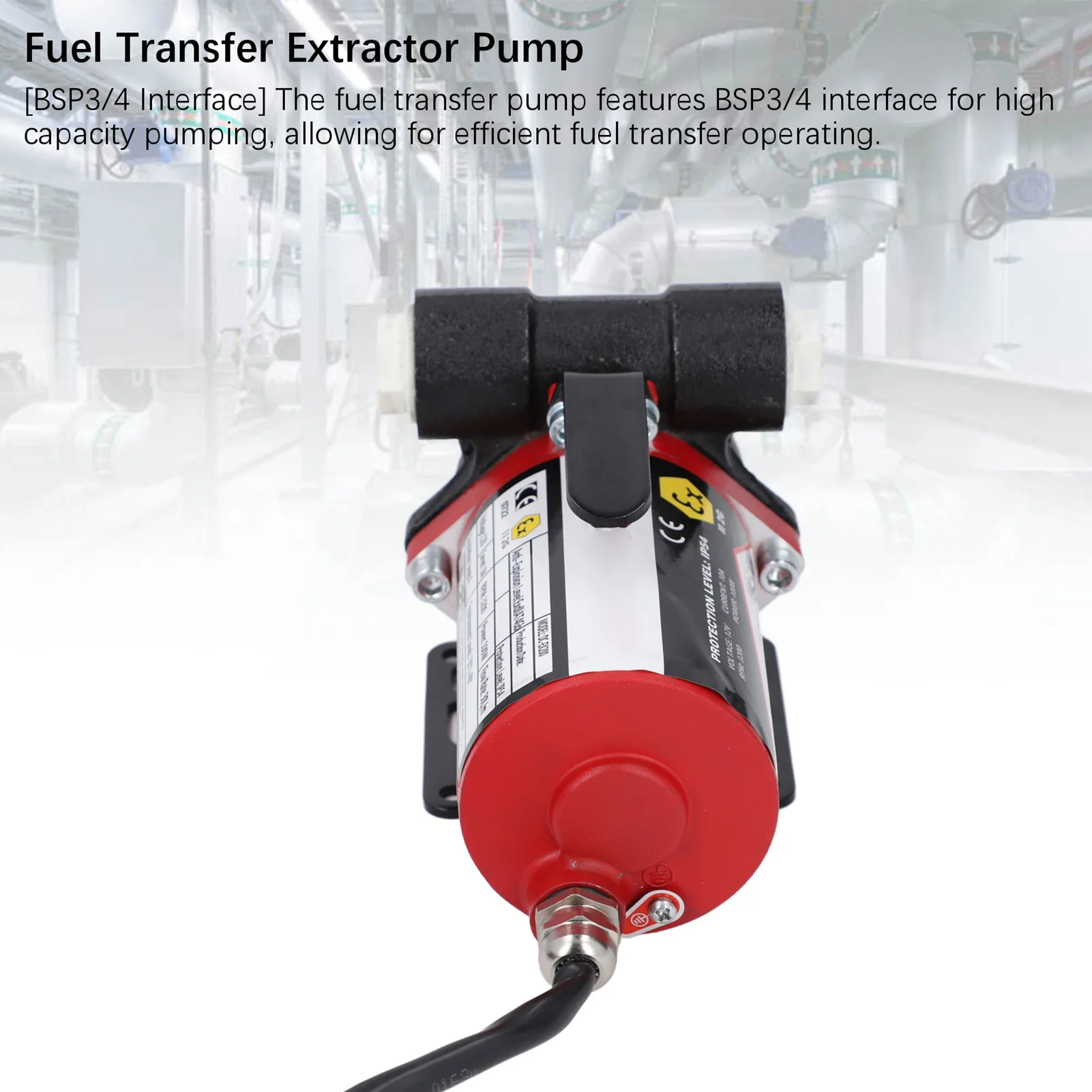 Топливный насос, 12 В, бензиновый насос, взрывозащищенный, тихий самовсасывающий насос для перекачки масла с дизельным керосином