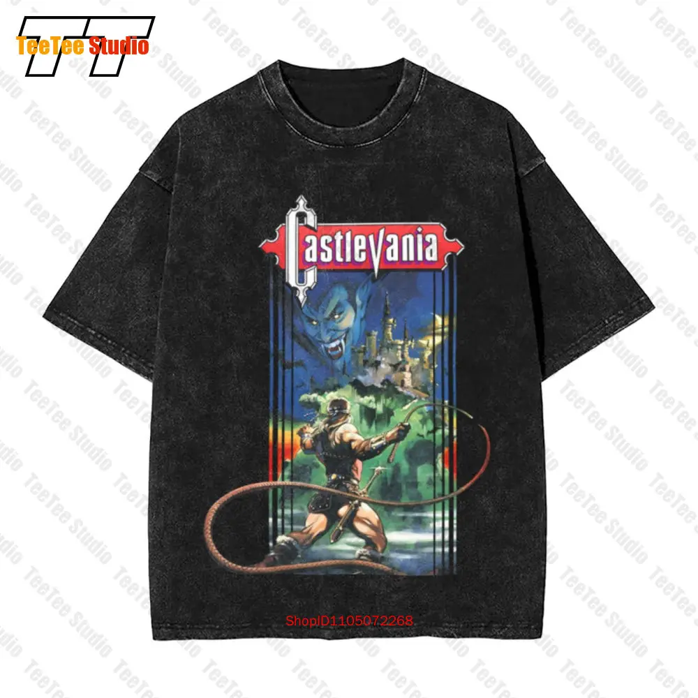 Castlevania Vintage camiseta extragrande Akumaj Drácula Konami Famicom J5M6