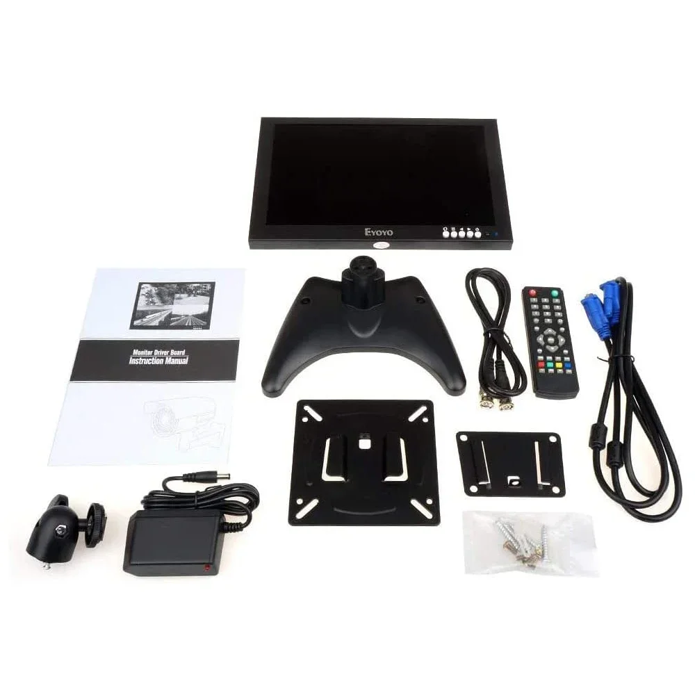 

Eyoyo 10-дюймовый IPS ЖК-монитор EM10C в металлическом корпусе для FPV DVD 1920x1200 Full HD видеодисплей с входом HDMI/BNC/VGA/USB и динамиком