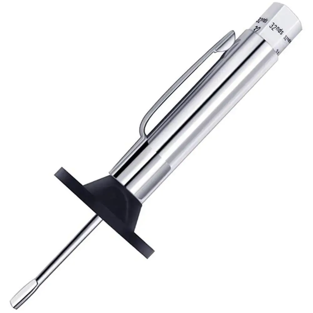 Auto Car Two-Sided Accurate Mark Depth Gauge Tyre Tread Measuring Pen Tire Ruler