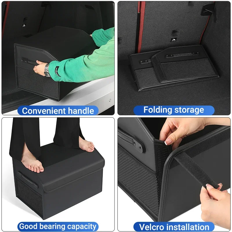 Portable Car Trunk Storage Box Large Capacity Holder Tools Container For Toyota RAV4 XA40 2013 2014 2015 2016 2017 2018 RAV 4