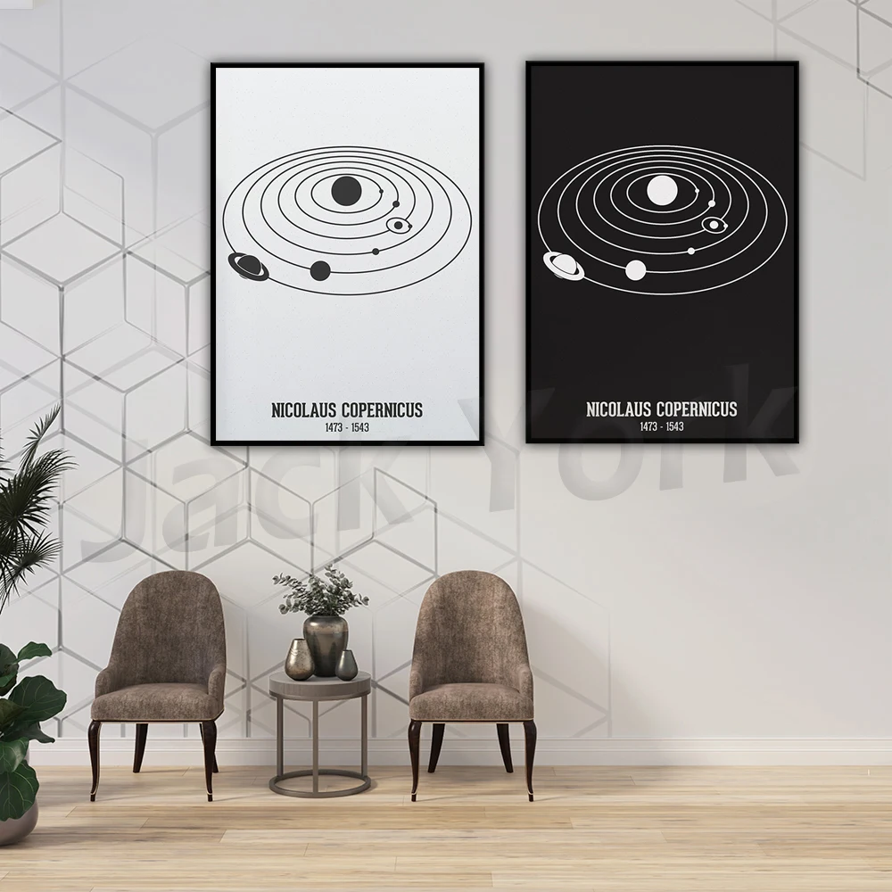 Solar System Poster, Astronomy Art, Space Wall Art, Astronomy Gift, Classroom Decor, Planetary Orbits Educational Poster