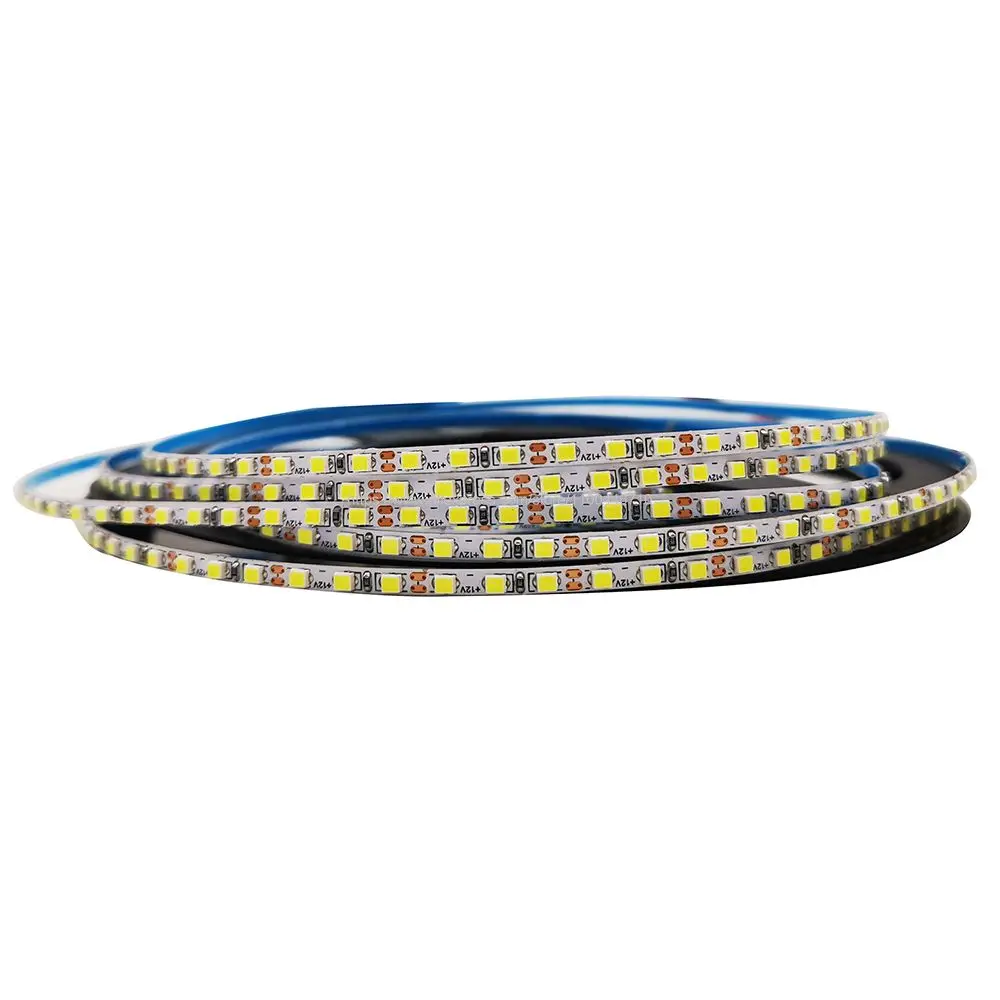 5m 12V 24V DC 3mm 4mm 5mm Narrow Width LED Strip Light 2025 168Leds/m 2835 4040 120Leds/m 180LED/m Flexible LED Tape Ribbon Lamp