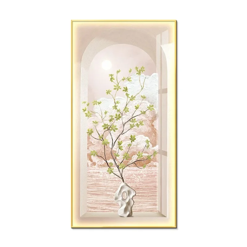 painting light luxury high sense of entry is opposite the door mural living room corridor aisle high-end painting