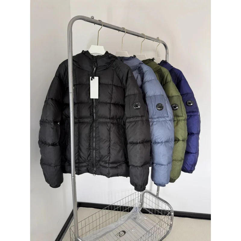 DAVIDSHAO الاتحاد الأوروبي الولايات المتحدة حجم ملابس فاخرة عالية الجودة الخريف الشتاء سميكة الدافئة مقنعين سترة معطف للرجل #2