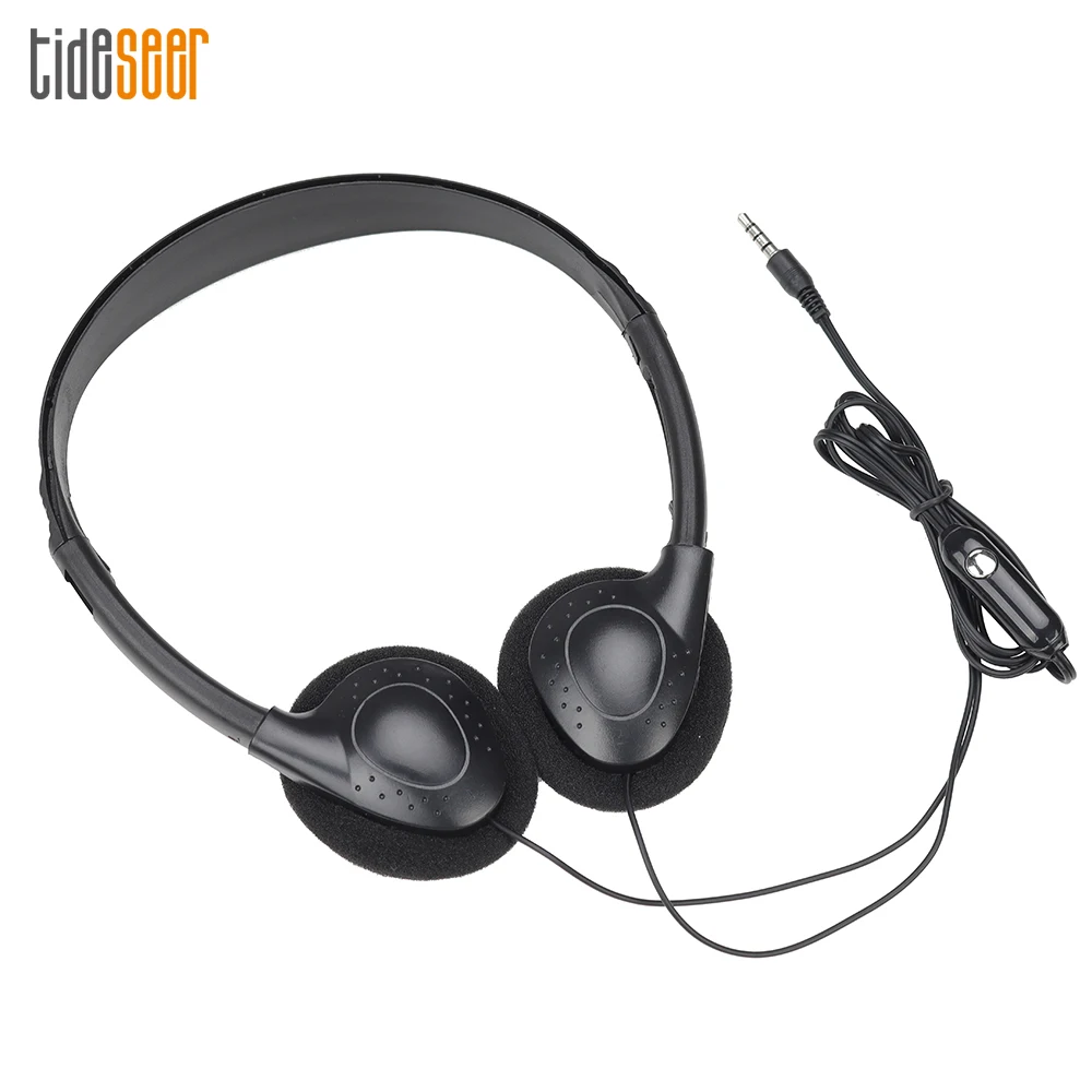 

50pcs Wired Headphones 3.5mm Audio Stereo Foldable Headset Music Earphones for Samsung Xiaomi Mobile Phone Tablet PC MP3 MP4