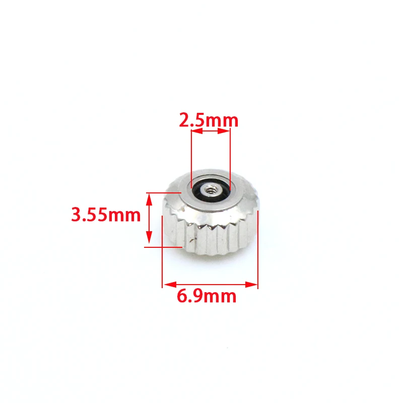 นาฬิกาอุปกรณ์ Crown 6.9mm 2.5mm หลอดอุปกรณ์เสริม oris