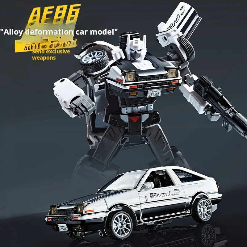 

1:32 Alloy Simulation AE86 Deformation Car Cool Robot Model The Legendary Car of Mount Akina Collectible Desktop Ornament