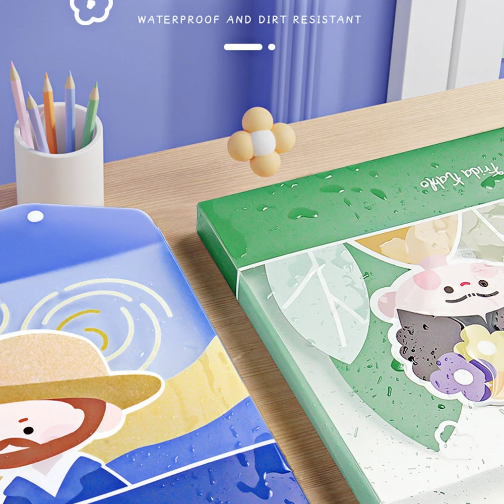 New 4K Storage Clip 8k Portable Storage Bag Paintings PP Folder