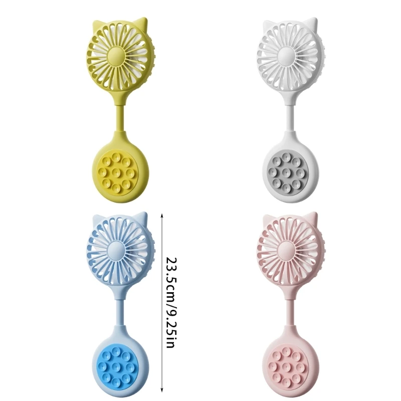 Conveniente ventilador ventilador bolsillo, textura ABS, ventilador viaje, ventilador libre, ligero