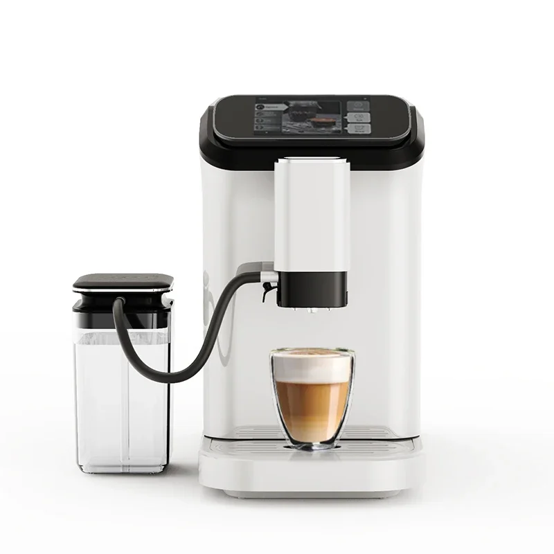 Cappuccino Super Automatic Espresso Coffee Maker Fully   Machine With Milk