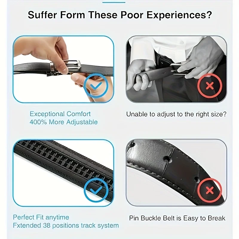 Thumbnail 4 - #60 Latest Mens Leather Belts Offers