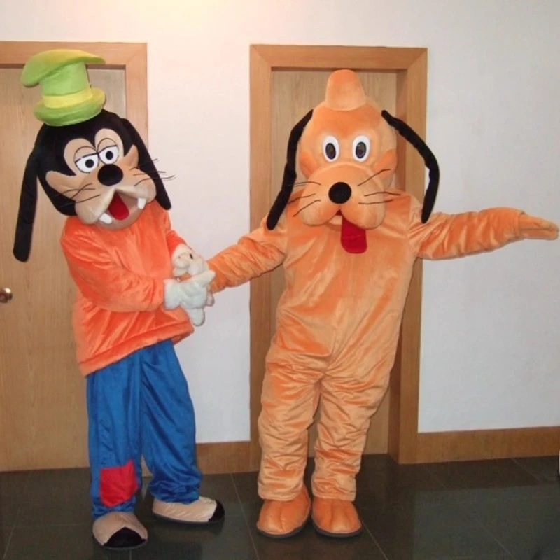 

Cosplay Cartoon Character Goofy Dog Pluto Dog Mascot Costume Advertising Ceremony Fancy Dress Party Animal Carnival Party Props
