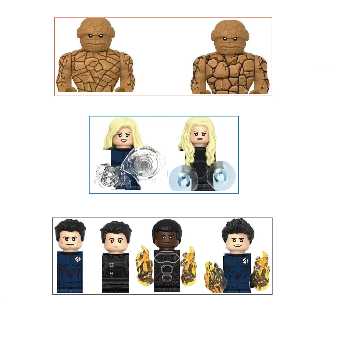 

G0148 Building Blocks Toy Movie TV GH0357-0364 Mini Figure Children's Collection Assembled Toy Birthday Gift