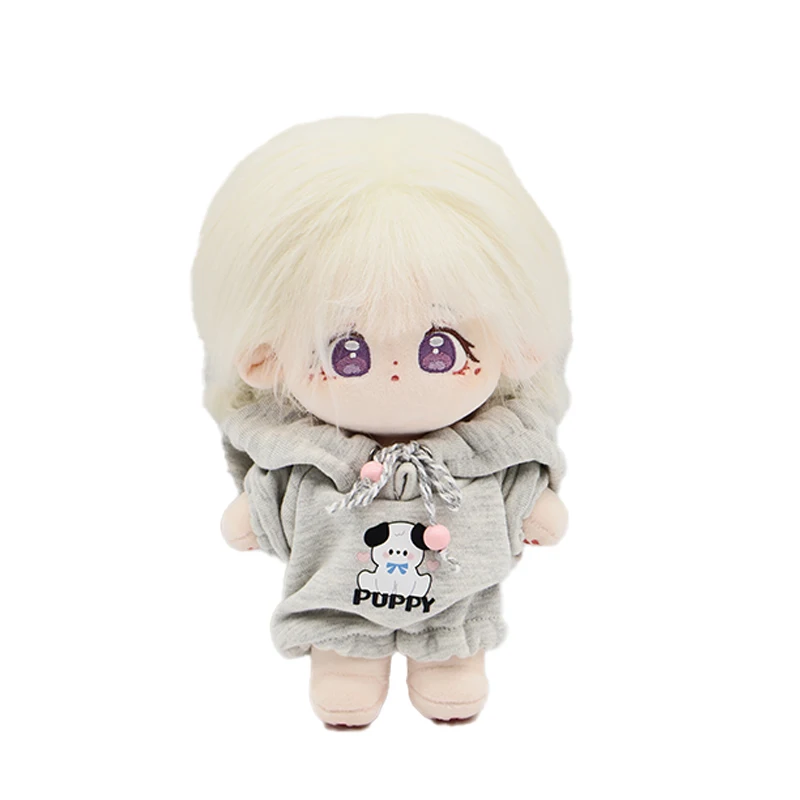 20cm Cotton Doll Sweet Girl Plush Stuffed Toys Soft Baby Idol Dolls Customization Fans Collections Gift