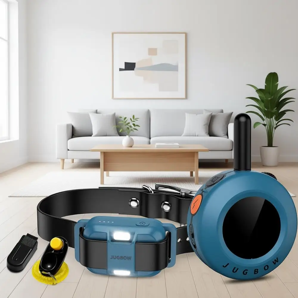 

Ошейник для дрессировки собак на расстоянии до 1,2 км с пультом дистанционного управления для крупных и средних собак, перезаряжаемый, водонепроницаемый (IPX8), с 3 режимами дрессировки, светодиодный индикатор