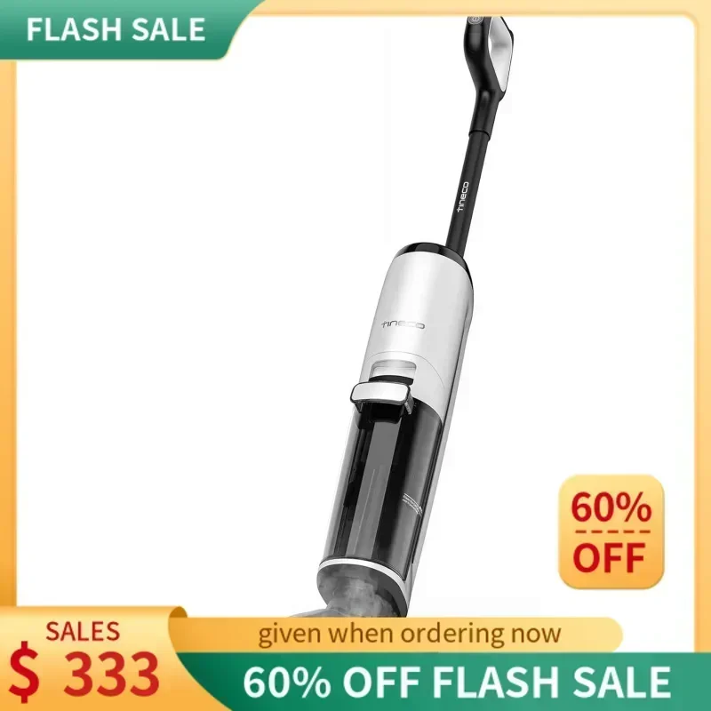 DD2TTinecoes Floor ONE S7 스팀 무선 습식 건식 진공 걸레 올인원, 끈적한 엉망을 위한 세탁기 하드 청소