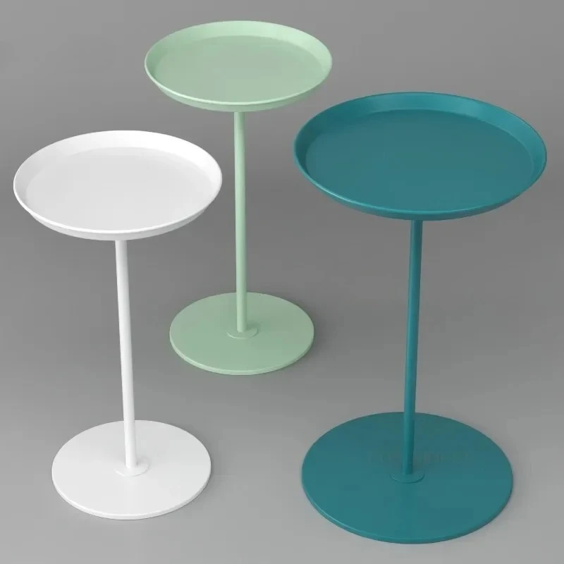 Custom Coffee Tables Design Macarons Color Side Table Small Balcony Living Room Sofa Bedside Personality Corner Low Table w