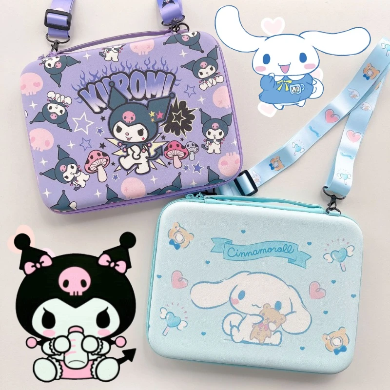

Sanrio Kuromi Tablet Bag for IPadPro11 Inch Tablet Keyboard Hard Case Handbag Cartoon Cinnamoroll Shockproof Pouch Satchel Gift