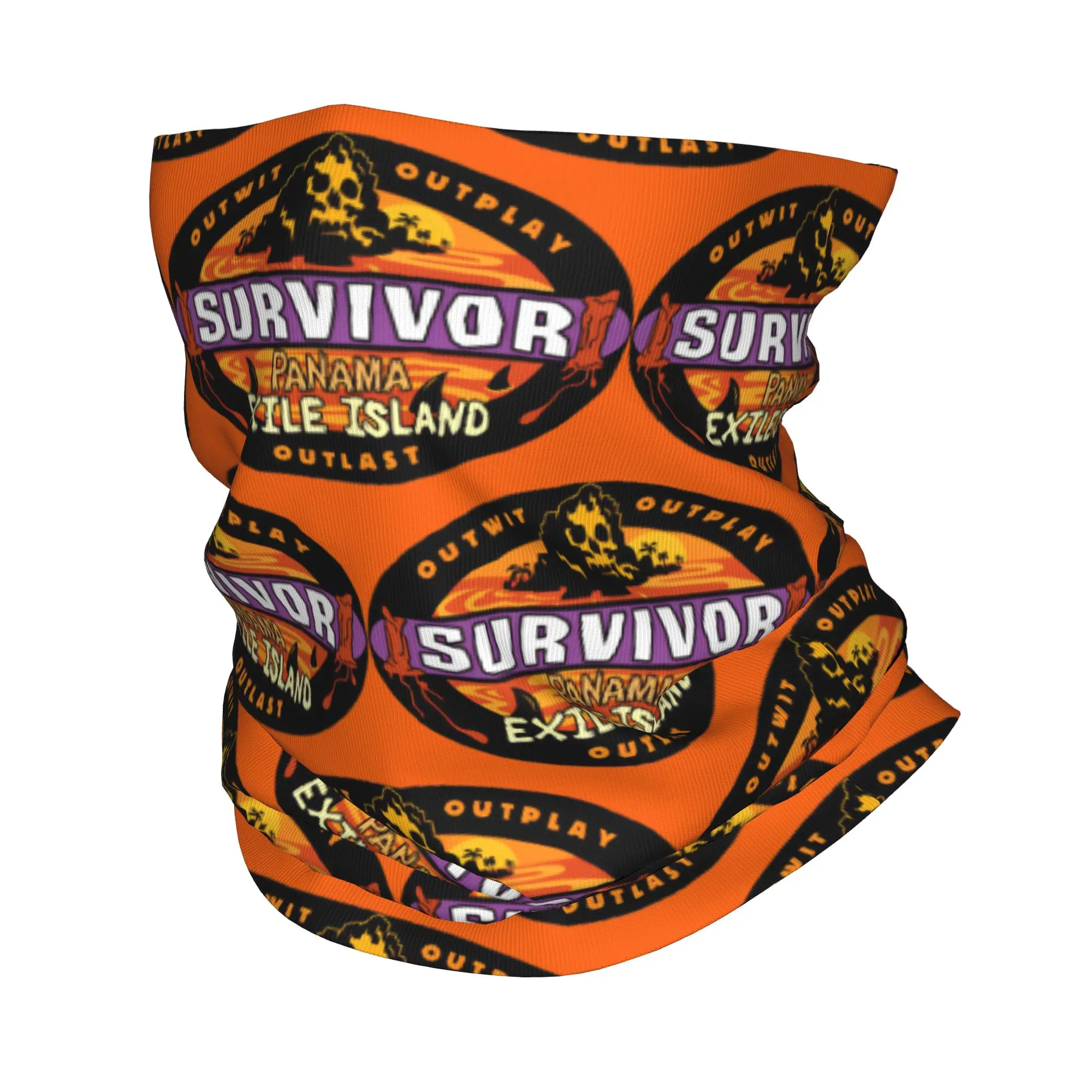

Adventure Game TV Show S-Survivors Bandana Neck Cover Printed Panama Face Scarf Multi-use Cycling Scarf Fishing Adult Windproof