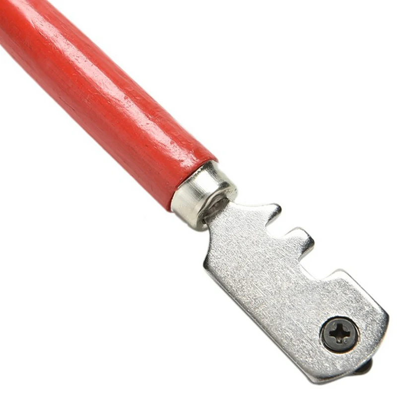 Duitse stijl 6-wielige glascutter, zware professionele glas snijtool met wolfraamcarbide wielen voor glastegels - afbeelding 2