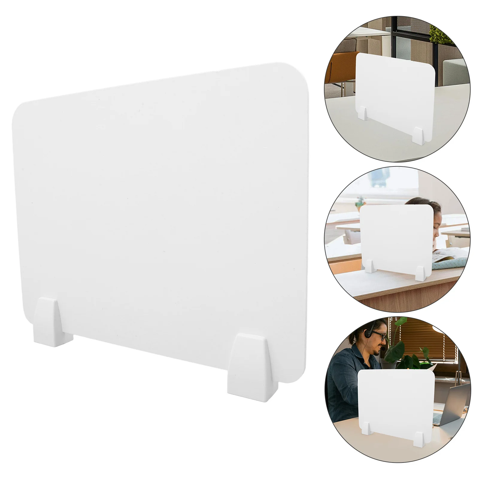 

1Set Countertop Sneeze Guard Board Desk Divider Panel Privacy Shield Protective Barrier for Office Classroom Sneeze Guard Panel