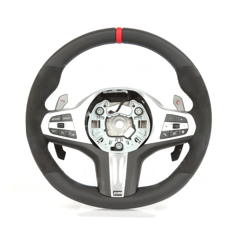 

Кожаный черный руль по индивидуальному заказу для BMW 5 серии G30 G31