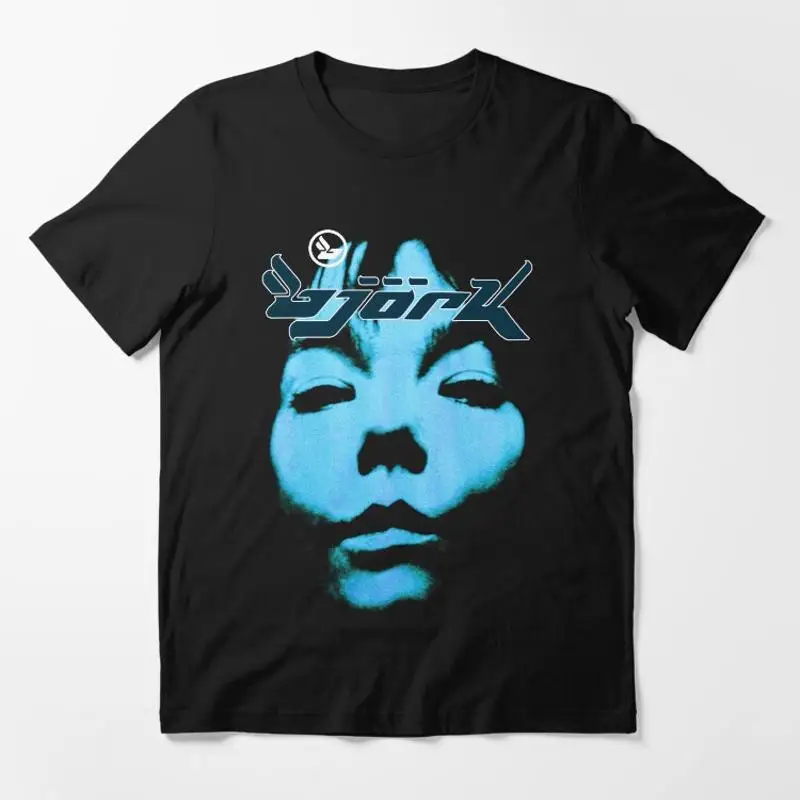 Bjork Homogenic Vintage Face Logo Blue Essential T-Shirt