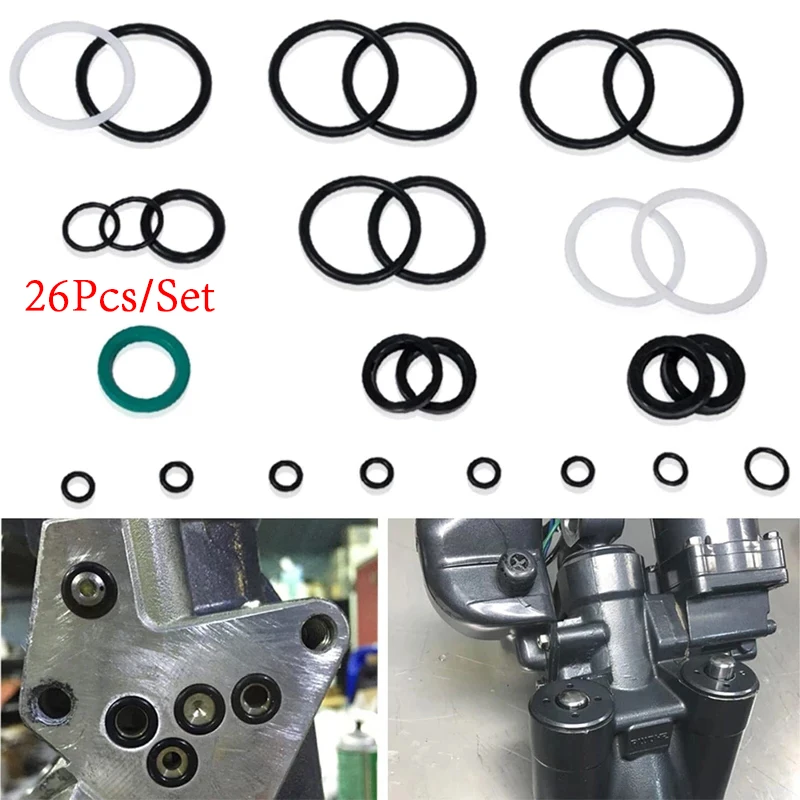 

115225FS Seal Kit Trim/Tilt Cap & Cylinder O-Ring for Yamaha 1997-Up 115HP 150HP 175HP 200HP (Some 225HP 250HP) For Showa Suzuki