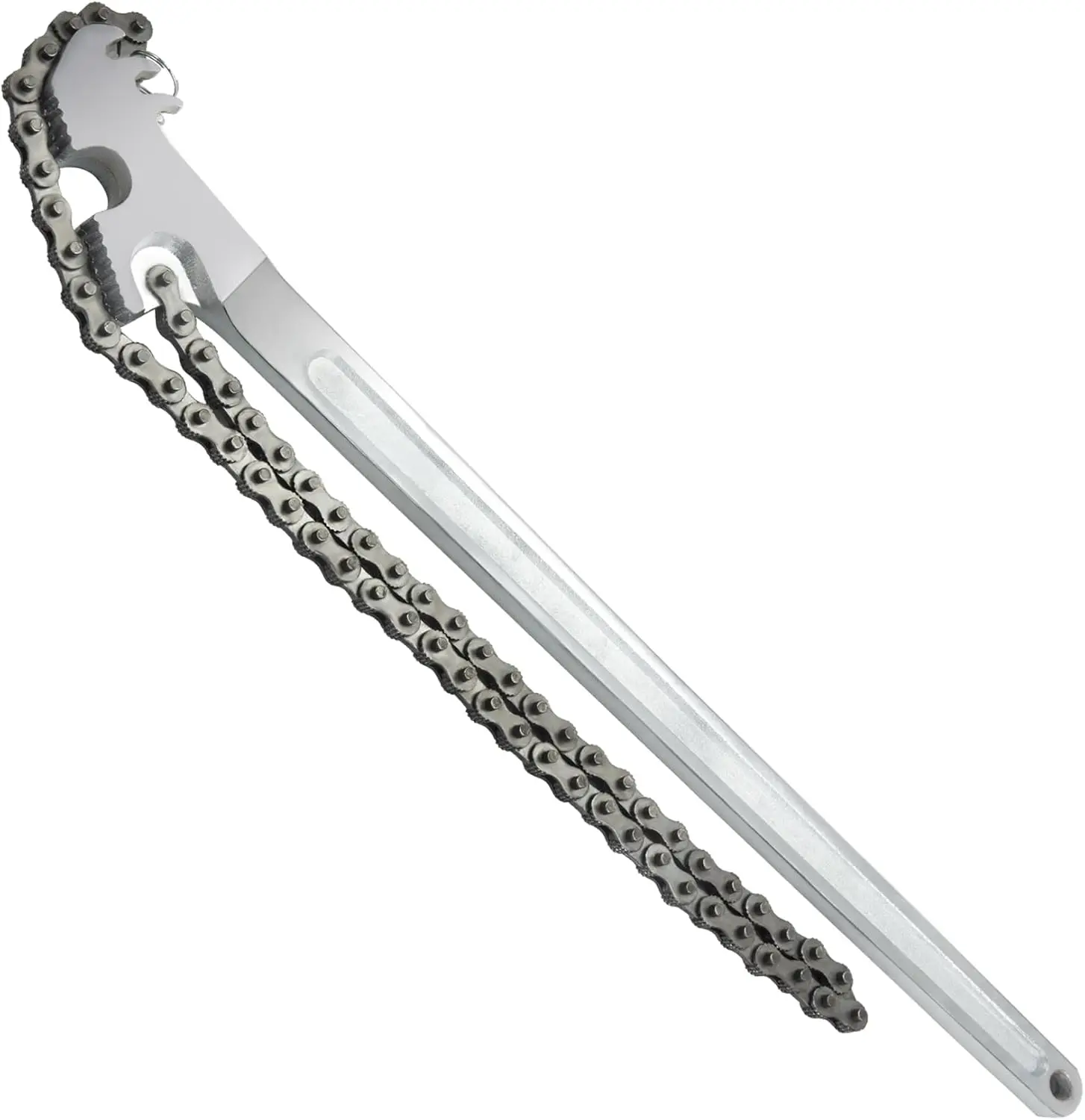 

24-дюймовый усиленный трубный ключ из углеродистой стали, регулируемый, универсальный, подходит для труб диаметром до 12 дюймов.