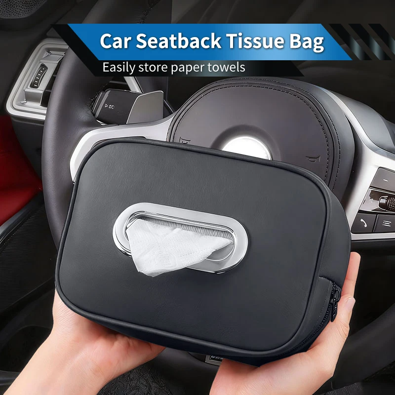 Car Seatback Tissue Box Holder Napkin Bag Armrest Paper Case Interior For Lexus IS250 IS200 CT200h GS300 LS430 RX450h LX570