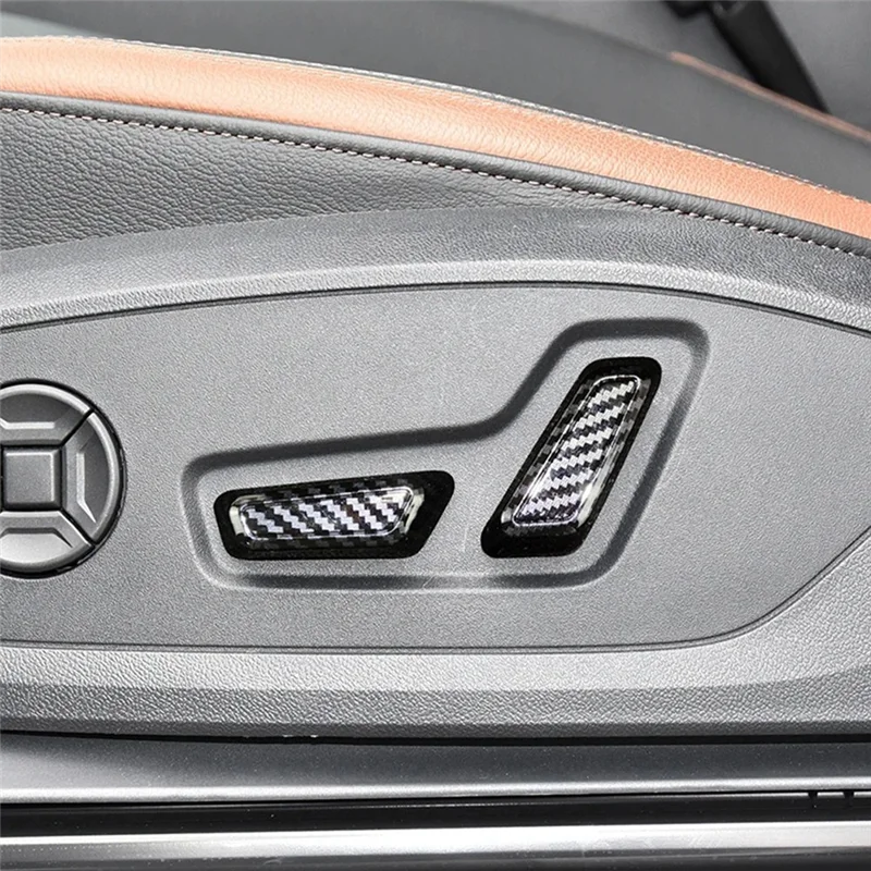 أزرار تعديل مقعد من ألياف الكربون يغطي زخرفة الكسوة للملحقات الداخلية Q3 2019-2023