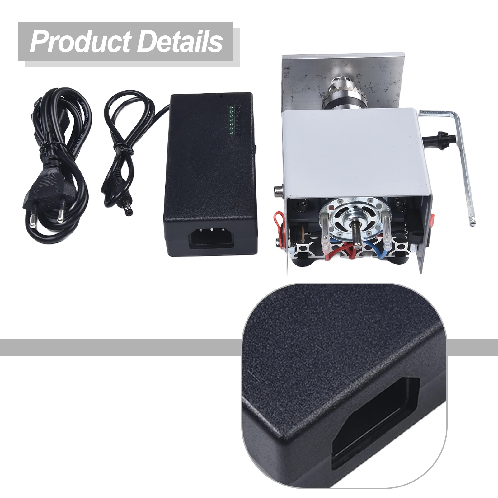 High Quality Material Lathe Beads Machine Lathe Beads Machine 5000-10000 Rpm 96 W With 7 Levels Of Power Adapter