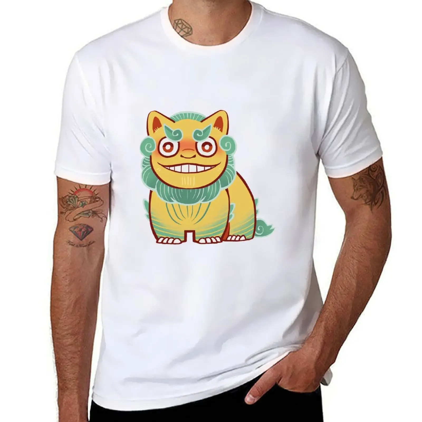 

SMT Shiisa T-Shirt man t shirt luxury cotton t shirt pack t shirt custom print T-shirt