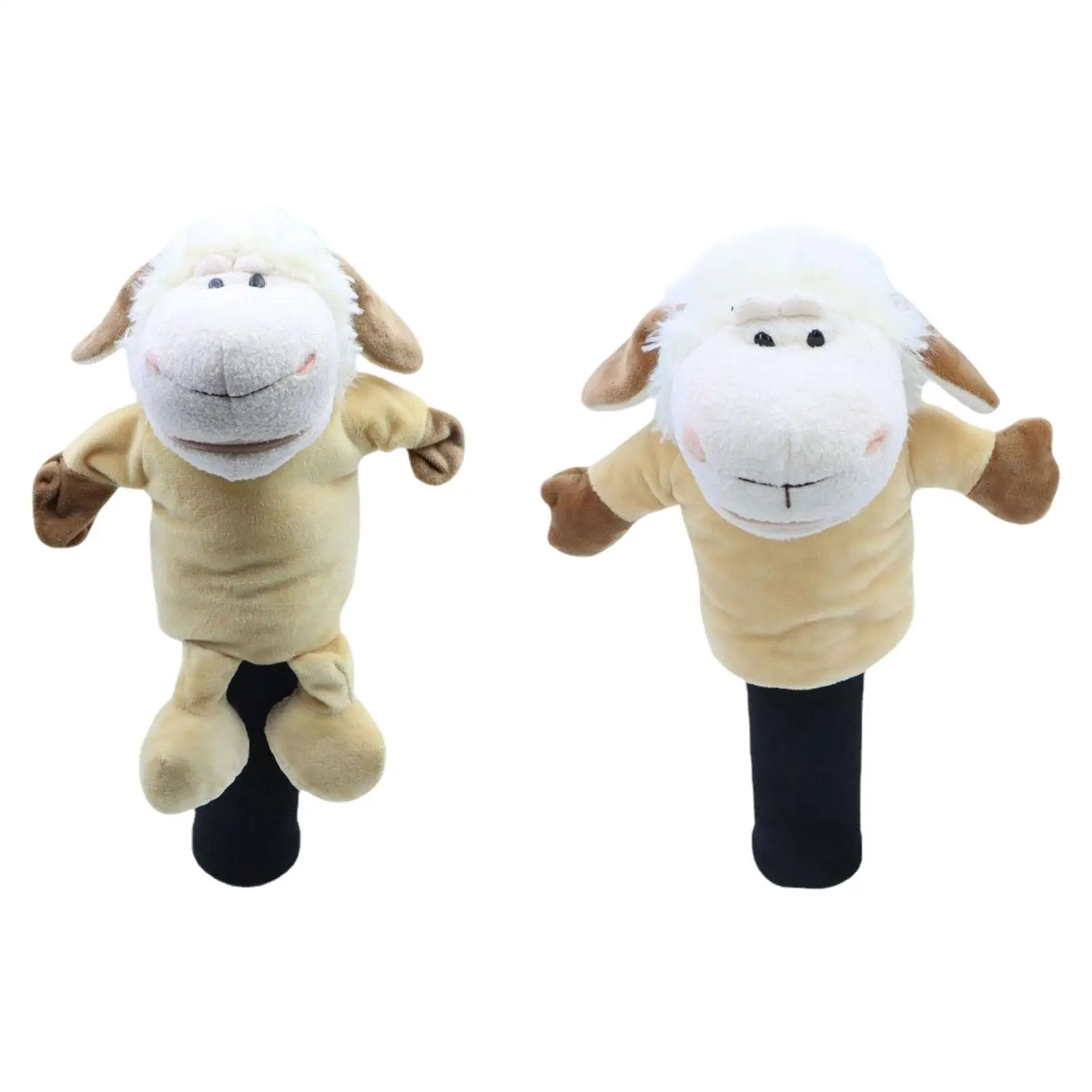 Golf Wood Headcover Club Head Cover Lamb Shape Cute Animal Shaped Anti Scratch