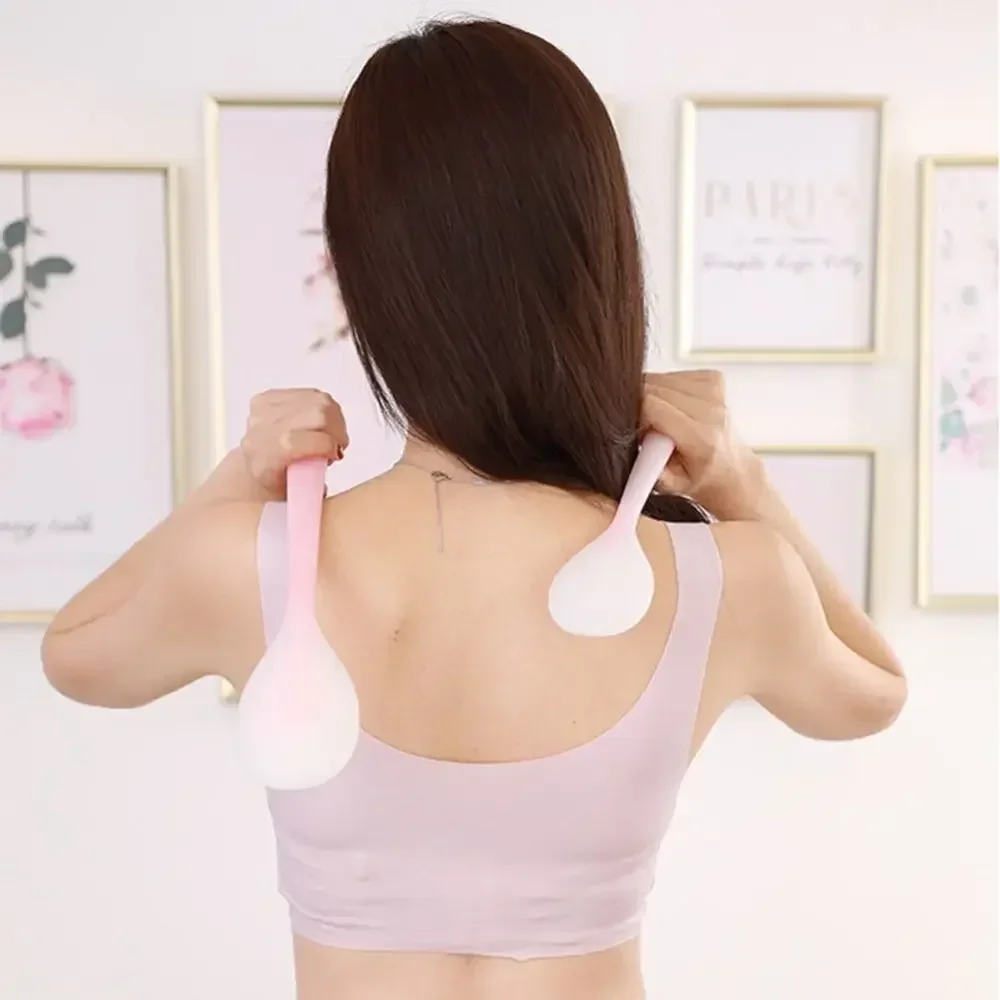 Silicone Clap Board Meridian Pat  Palm Acupoint Tapping Stick Back Massager Silicone Fitness Massage Stick Beauty Health Tools