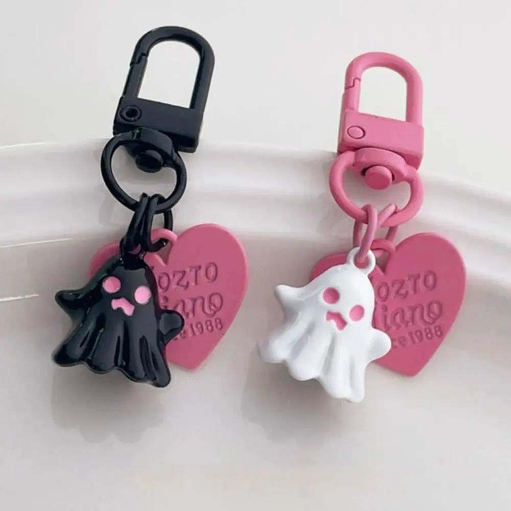 Cartoon Cute Ghost Key Chain Girls Y2K Pendant Girl Backpack Charms Jewelry Couple Bestie Friend Gift