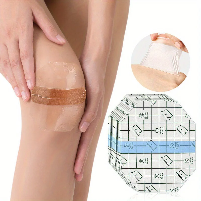 Mesh PU Film Invisible Transparent Octagonal Bandage Patch Acupoint Patch Blank Care Fixed Waterproof Auxiliary Material Patch