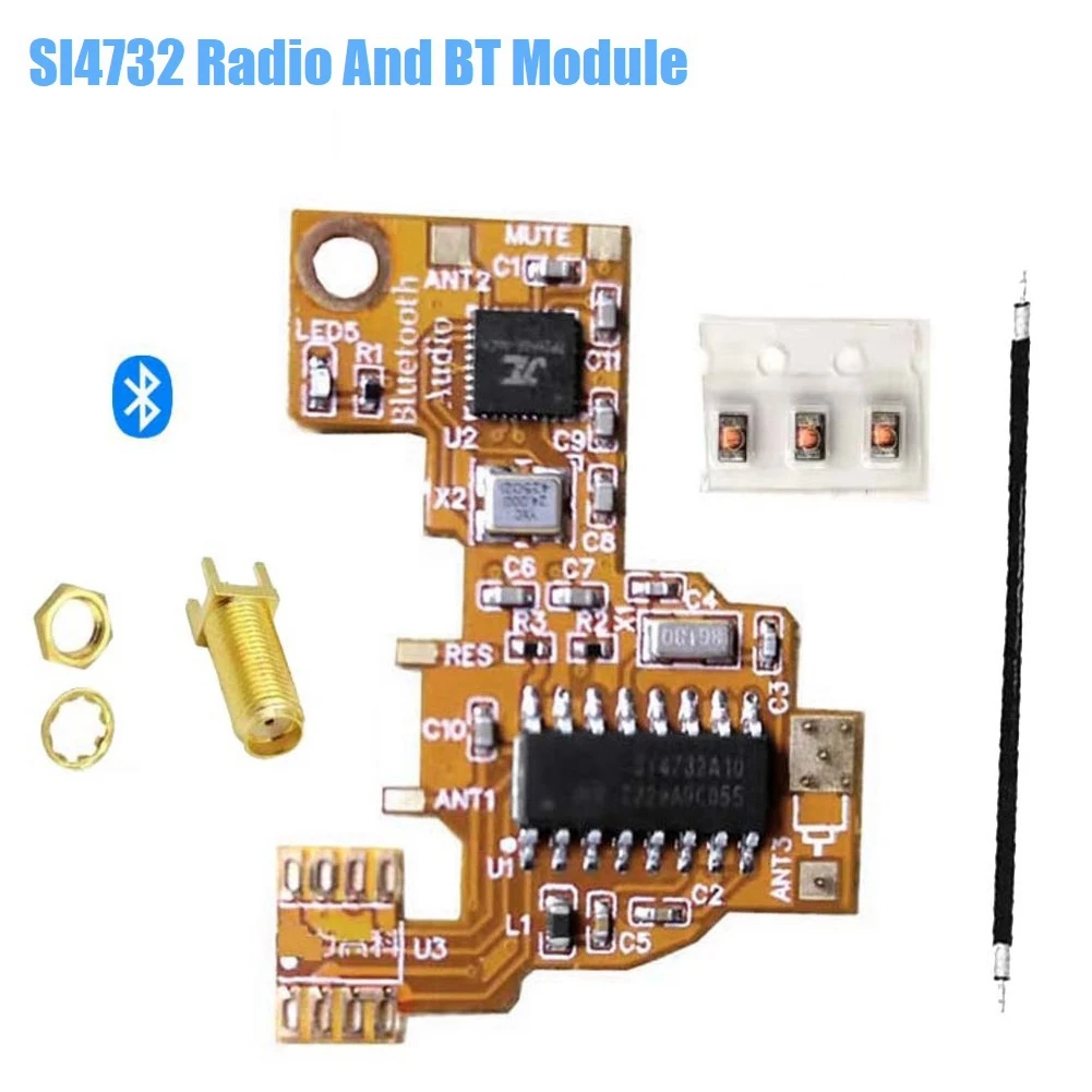 POP-lSI4732 Модифицированный модуль Bluetooth SI4732 Радио и модуль Bluetooth HiFi стерео передатчика для Quansheng UV K5